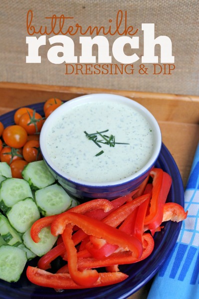 Buttermilk Ranch Dressing & Dip | Frugal Living NW