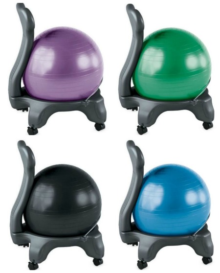 Balance Ball Chairs For Just 52 99 With Free Shipping Other Office Fitness Equipment Deals Today Only 1 9 Frugal Living Nw