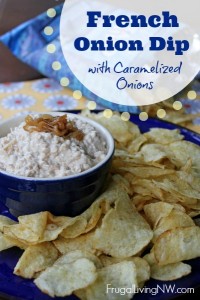 French Onion Dip with Caramelized Onions