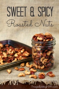 Sweet & Spicy Roasted Nuts recipe