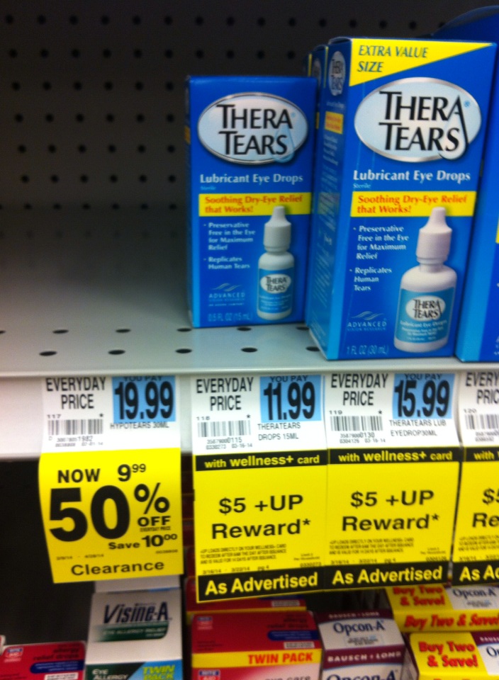 Rite Aid TheraTears as low as .59, Reach toothbrush moneymaker and