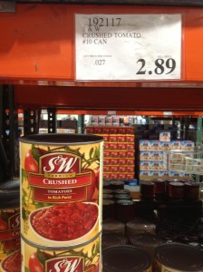 Costco canned tomato prices