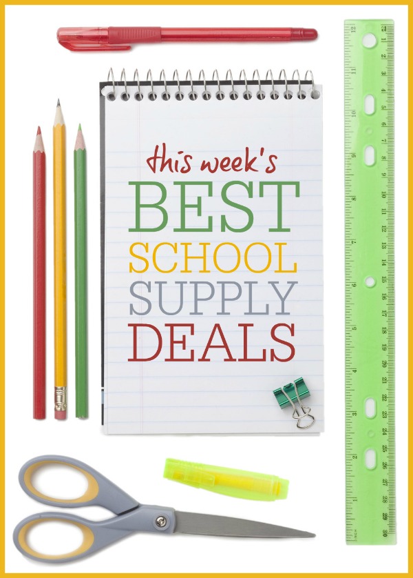 This week's BEST school supply deals -- UPDATED WEEKLY!