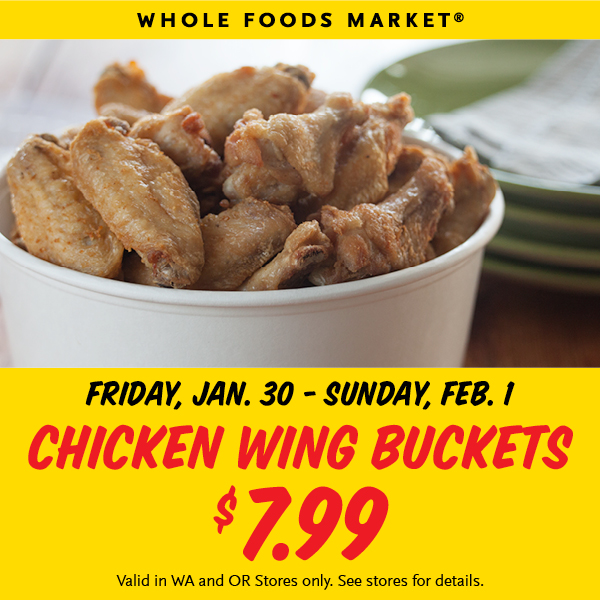 Organic Chicken Wings at Whole Foods Market