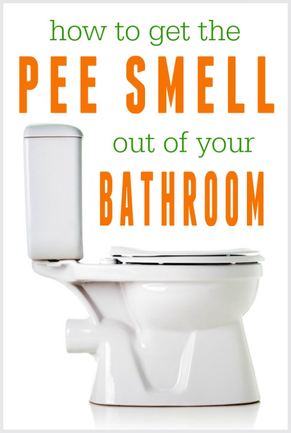 How do you remove urine smell from a bathroom?