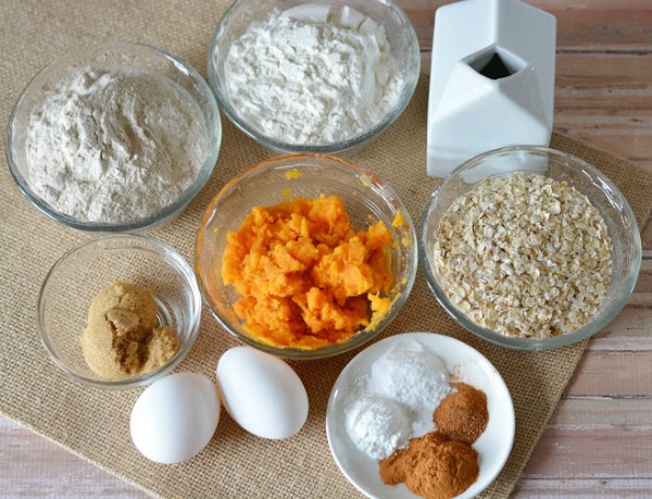 oatmeal-sweet-potato-pancake-ingredients