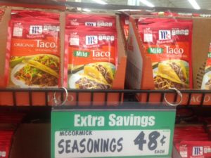 mccormick winco packets seasoning just spice