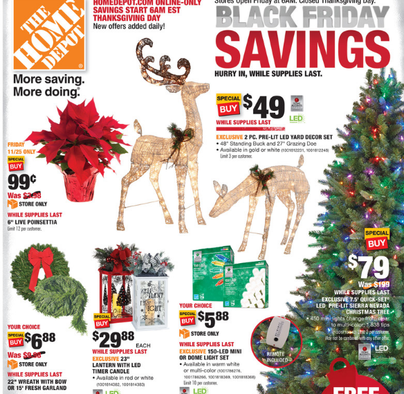 The Home Depot Black Friday Ad Is, Home Depot Black Friday Fire Pit