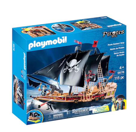 lanterns Playmobil boat pirate accessory brown & beige pair of oars 