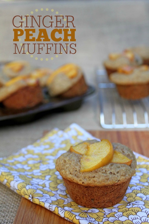 Ginger Peach Muffin recipe