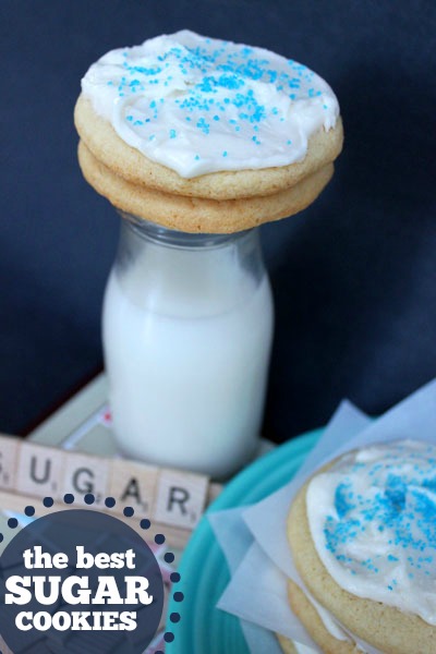 The best homemade sugar cookie recipe + an amazing frosting!