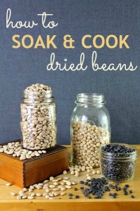 How to soak & cook dried beans -- never buy a can again!