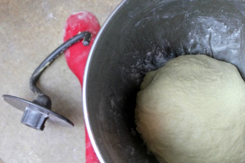 yeast dough for homemade buns and rolls