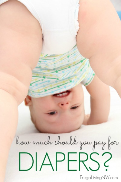 How much should you pay for disposable diapers?