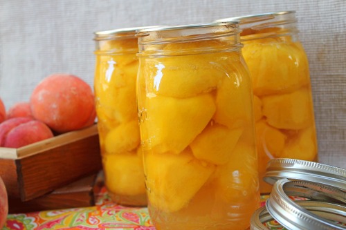 home canned peaches
