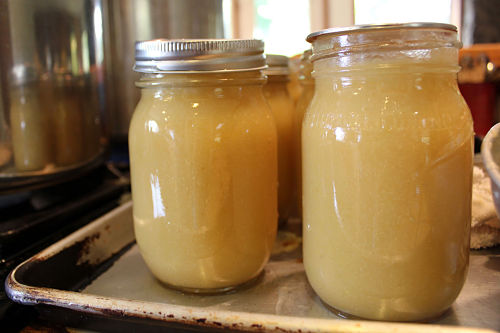 homemade canned applesauce