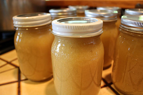 canned applesauce