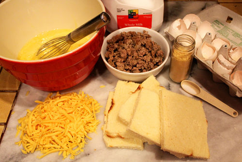 sausage and egg casserole ingredients