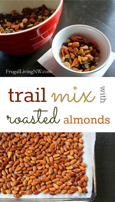 Trail mix with roasted almonds