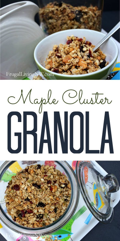 homemade maple cluster granola recipe