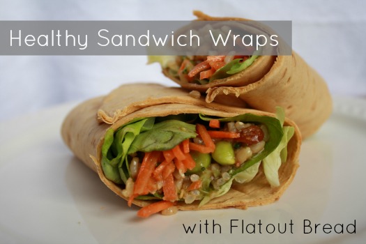 Healthy Sandwich Wraps with Flatout Bread