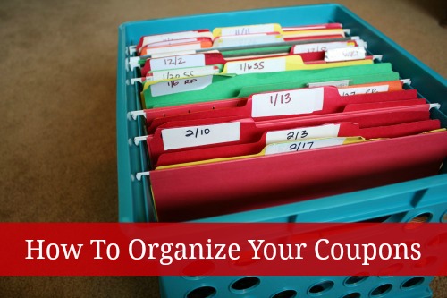 How To Organize Your Coupons
