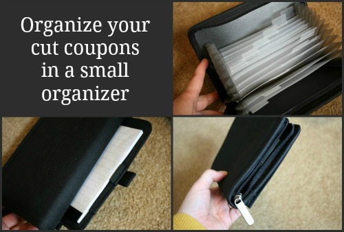Organize your cut coupons