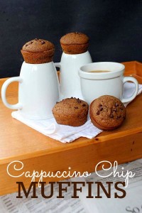 Cappuccion Chip Muffins Recipe -- includes a #GlutenFree option