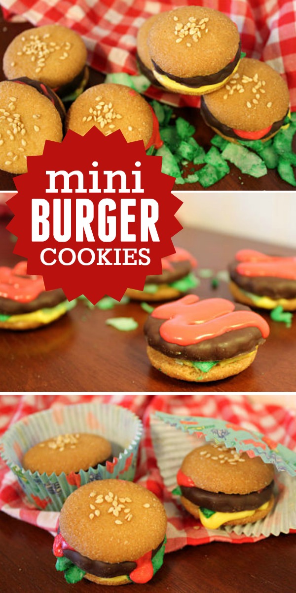 Mini Burger Cookies