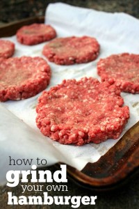 How to Grind Your Own Hamburger Meat: It's easier than you think! Control the ingredients and make the most delicious burger EVER!