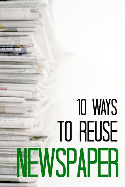 10 ways to reuse newspaper