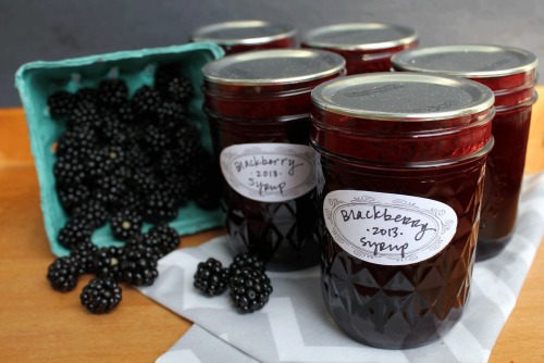 canned blackberry syrup