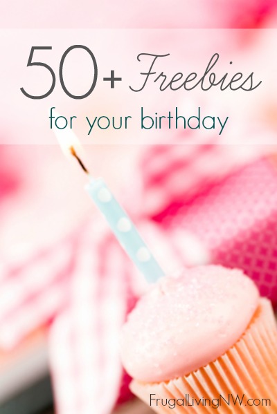 50+ Birthday Freebies