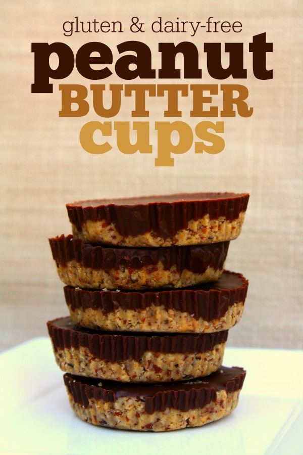 Gluten-Free & Dairy-Free Peanut Butter Cups: This peanut butter cup recipe works for any diet -- gluten-free, dairy-free, vegan.