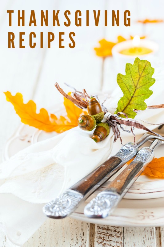 Thanksgiving Recipes -- A huge list of dinner, brunch, and dessert recipes to make your Thanksgiving special!