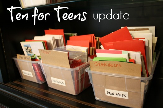 Ten for Teens Update