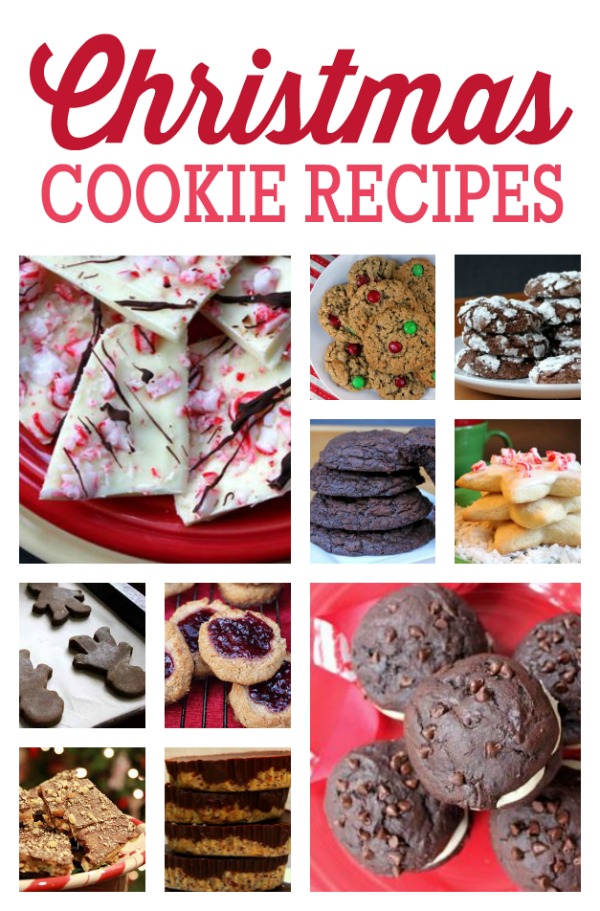 The best Christmas cookie recipes! Peppermint bark, almond roca, peanut butter cups, monster cookies and more.