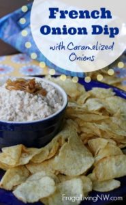 French Onion Dip with Caramelized Onions