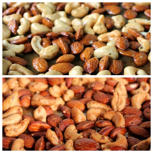 Sweet & spicy roasted nuts