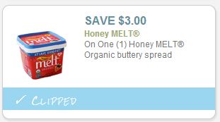 Melt organic butter spread coupon