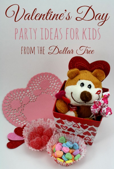 Simple Valentine's Day party ideas for kids from the Dollar Tree