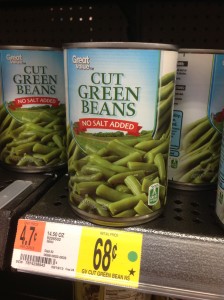 Walmart canned good prices