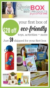 Get $20 off your first box of eco-friendly products for your child from Citrus Lane. The discount makes each box just $9 with FREE shipping!