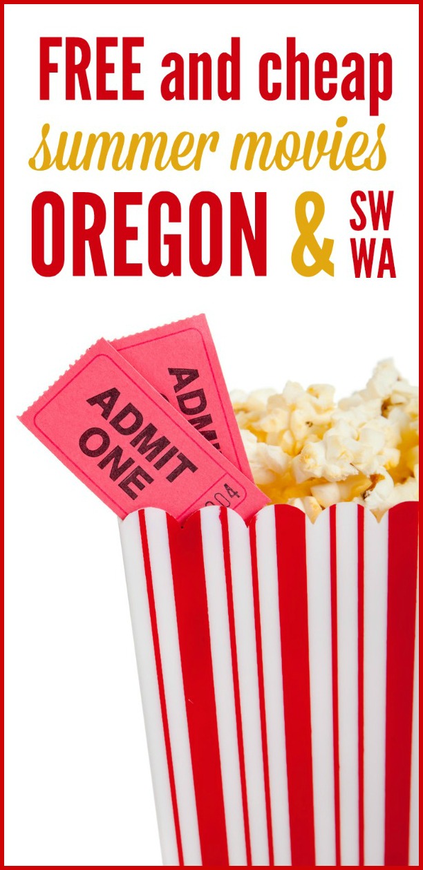 FREE and inexpensive movies in Oregon & SW Washingotn: A huge list of theater deals and free movies in area parks!