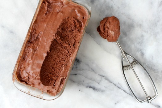 Homemade chocolate ice cream recipe