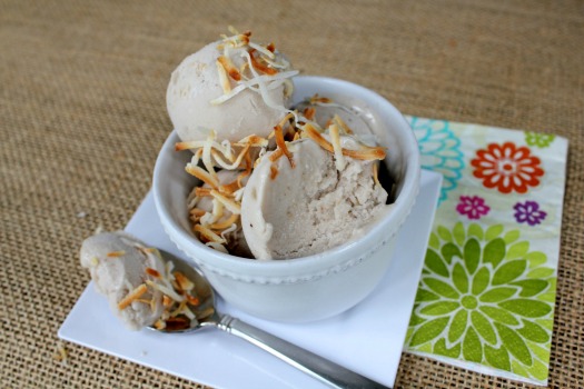 Coconut ice cream (only 2 ingredients!)