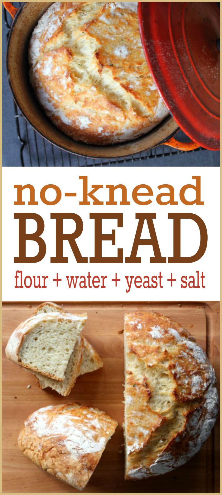 No-Knead Bread Recipe -- This wildly popular no-knead bread recipe is so simple, absolutely ANYONE can make it. We promise!
