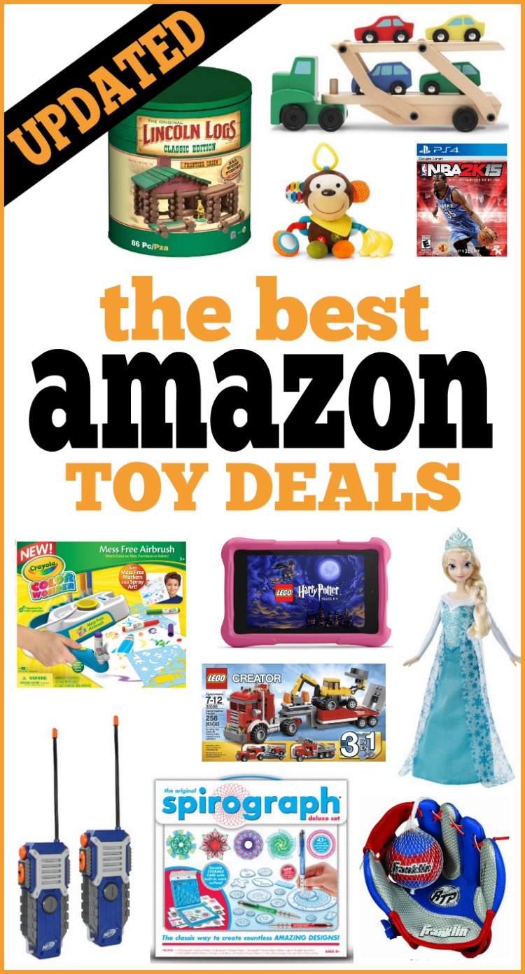 The Best Amazon Toy Deals -- All the lowest prices on the most popular toys, activities, games and movies for kids. This list is updated throughout the week, so pin it for future reference!