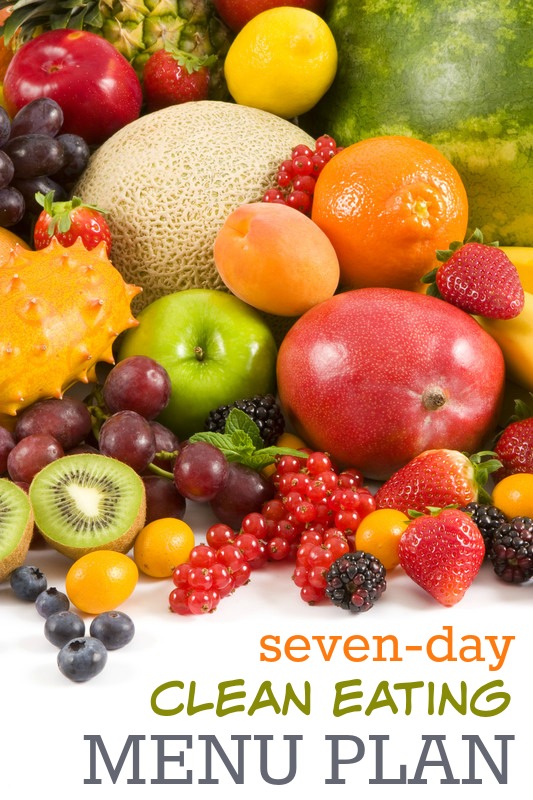 7-Day Clean Eating Menu Plan -- A simple clean eating menu plan using easy-to-find and prepare ingredients.