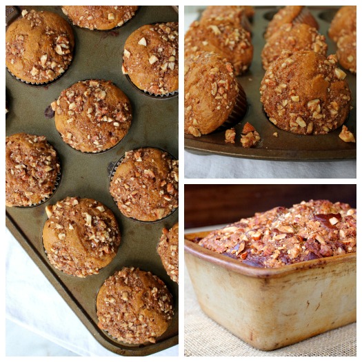 Pumpkin Streusel Bread & Muffin recipe
